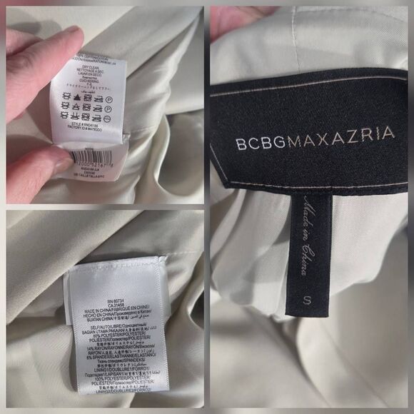 BCBGMaxazria Eddie Professional Vest Cream Sz. S - Picture 9 of 9
